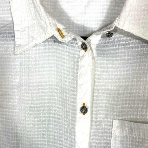 Soft Surroundings Button Down Blouse with detailed back size medium - Picture 6 of 14